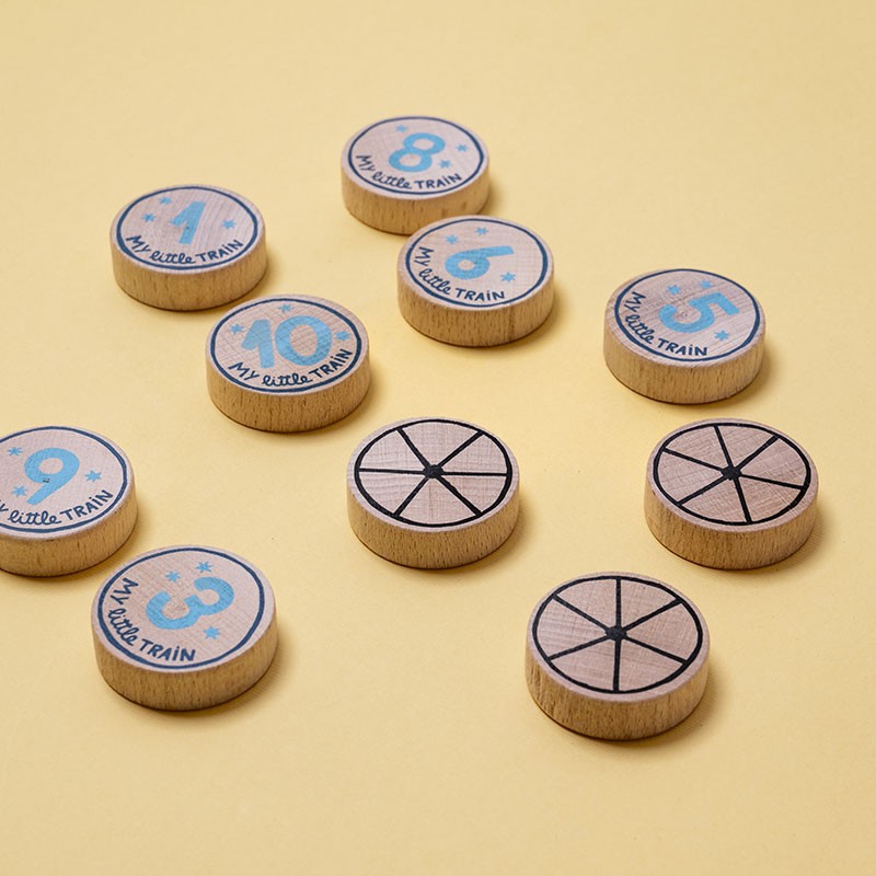 puzzle y juego de encajar de madera